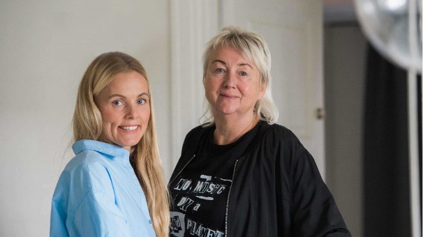 Bild på Erika och Sarah